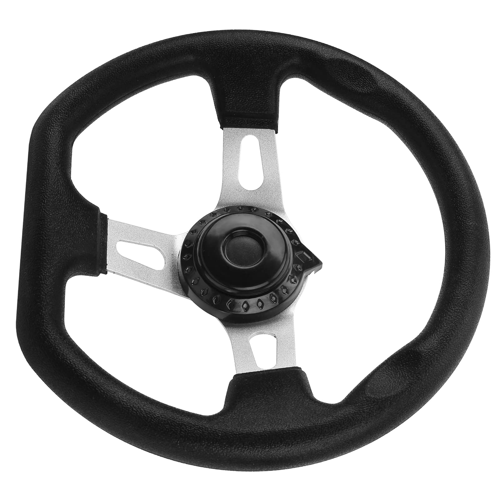 Volant KART hors route, conception à 3 rayons de 270 mm, métal de haute qualité avec poignée en mousse PU, ajustement universel pour les moteurs 150cc à 25cc, remplacement idéal