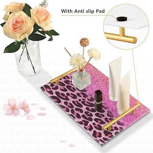 Miniatura 25 de Bandeja de tocador de mármol negro dorado para mostrador de baño, bandeja rectangular de mármol, bandejas decorativas de cocina, bandejas de Mármol