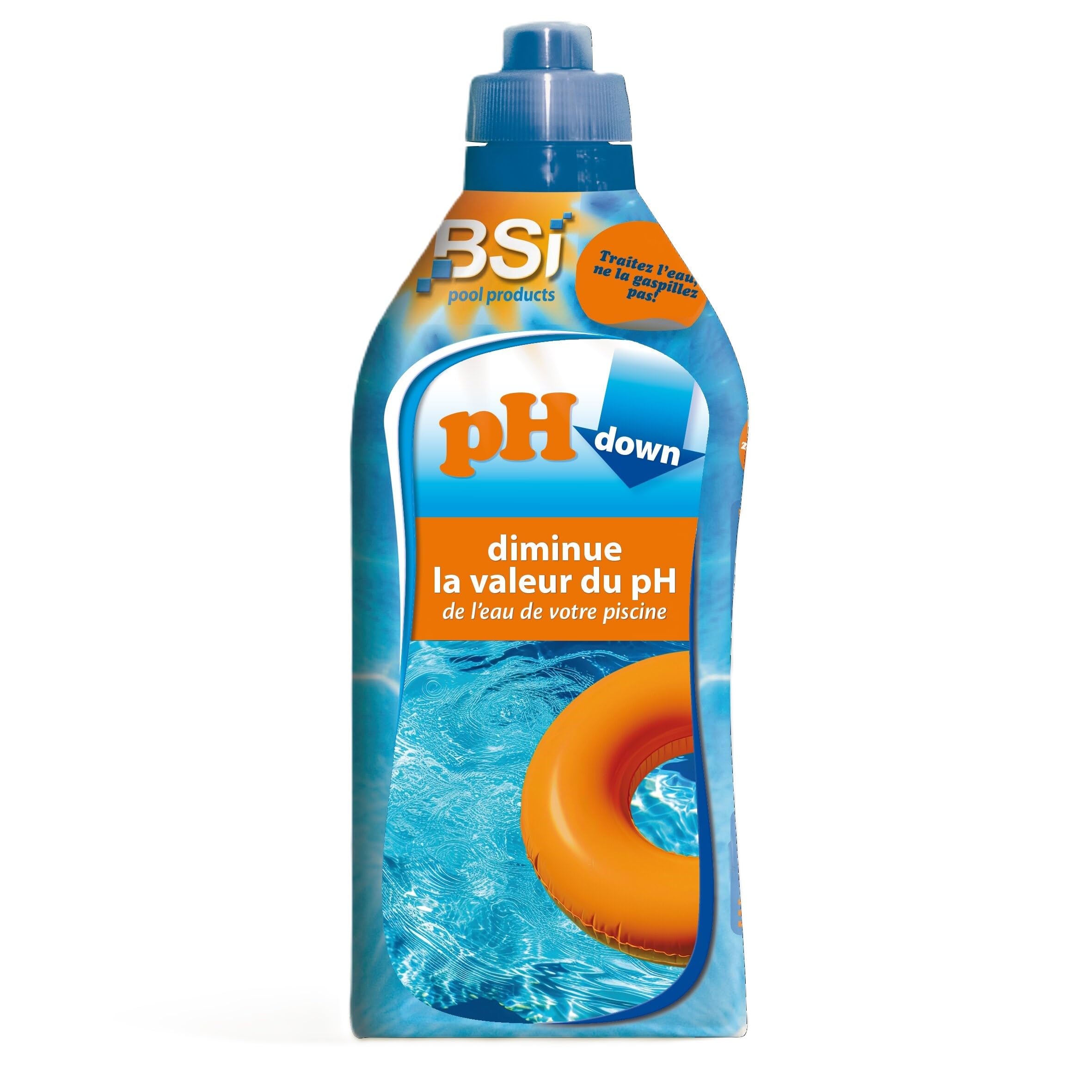 BSI pH Down 1L bottle, front view
