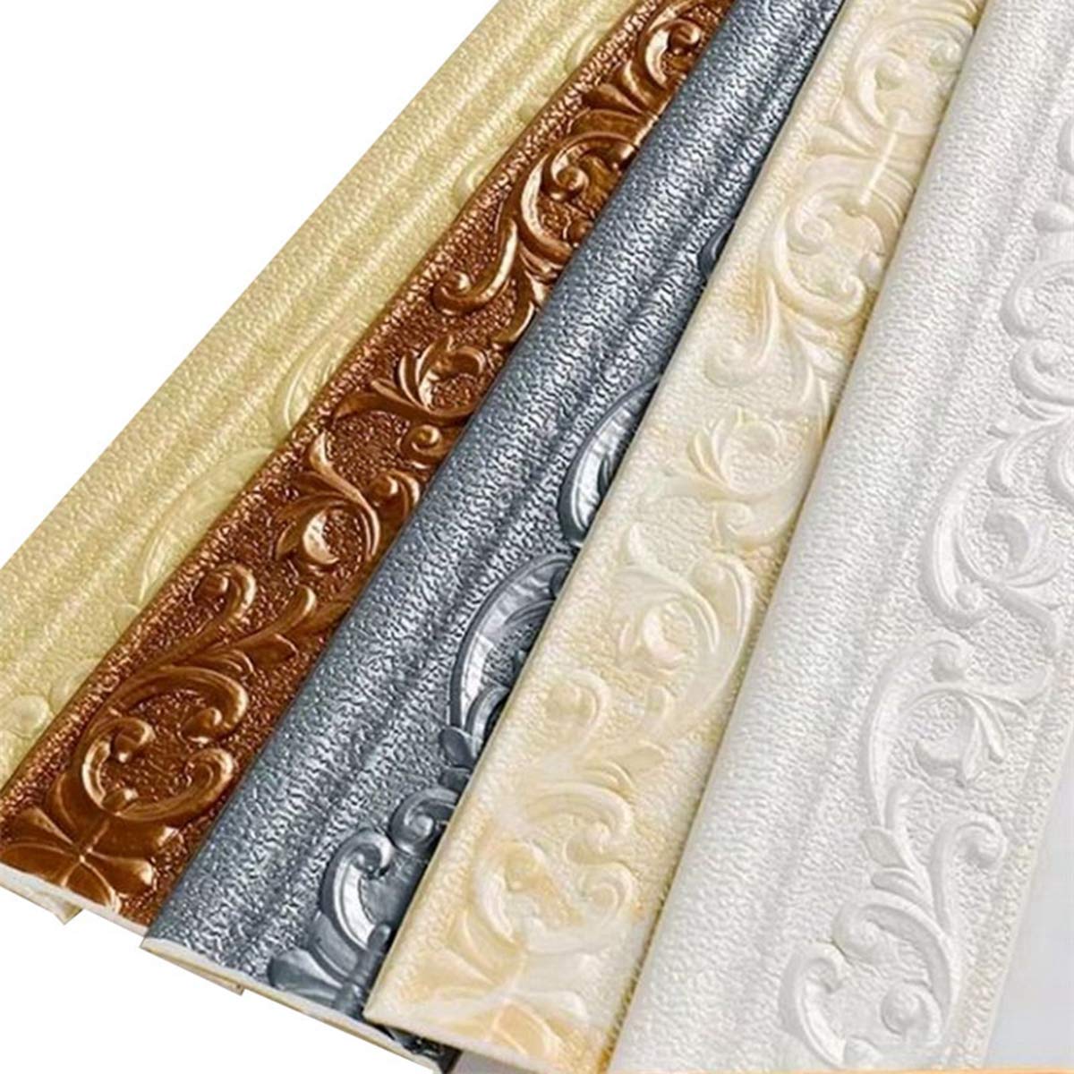 QUEST Zócalo Suave Profesional Autoadhesivo, Moldura De Pared Cocina Y Baño, Cin