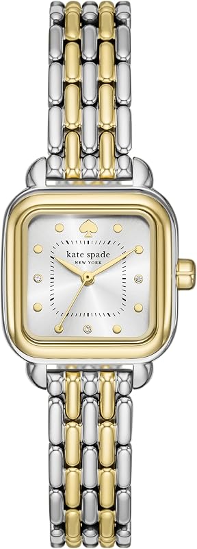 Gracie Square Women's Watch with Stainless Steel Bracelet or Leather Band