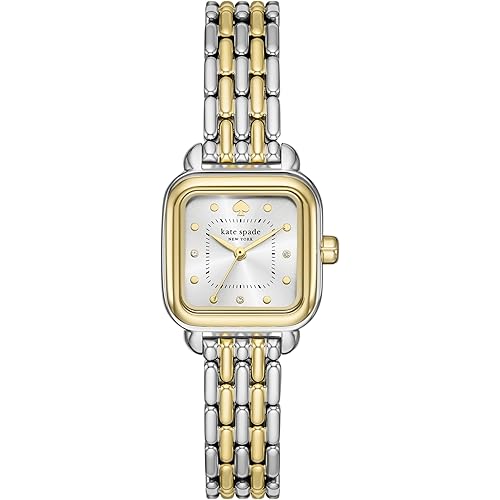 Kate Spade New York Gracie Square Women's Watch with Stainless Steel Bracelet or Leather Band