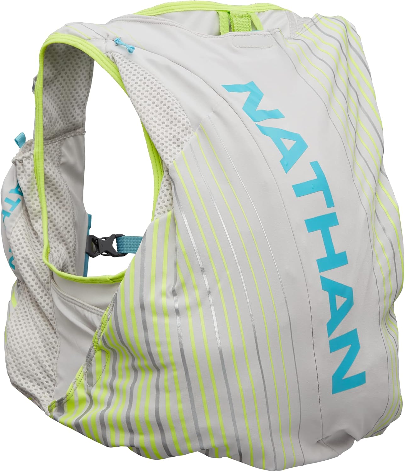 Nathan Men's Pinnacle Race Vest 12L Hydration Pack, 1.6L Water Bladder, Running Vest, Water-Resistant Pockets, Lightweight & Moisture Wicking