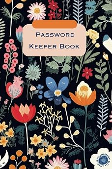 Password Keeper Book Password book with alphabetical tabs