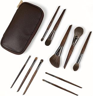 10 brochas de maquillaje hechas de lana pura,...