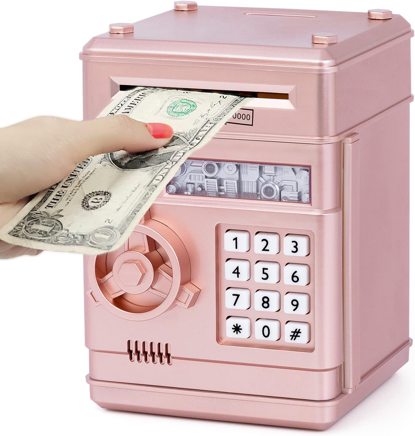 Thedttoy Electronic Piggy Bank Money Safe Password Money Box for Kids