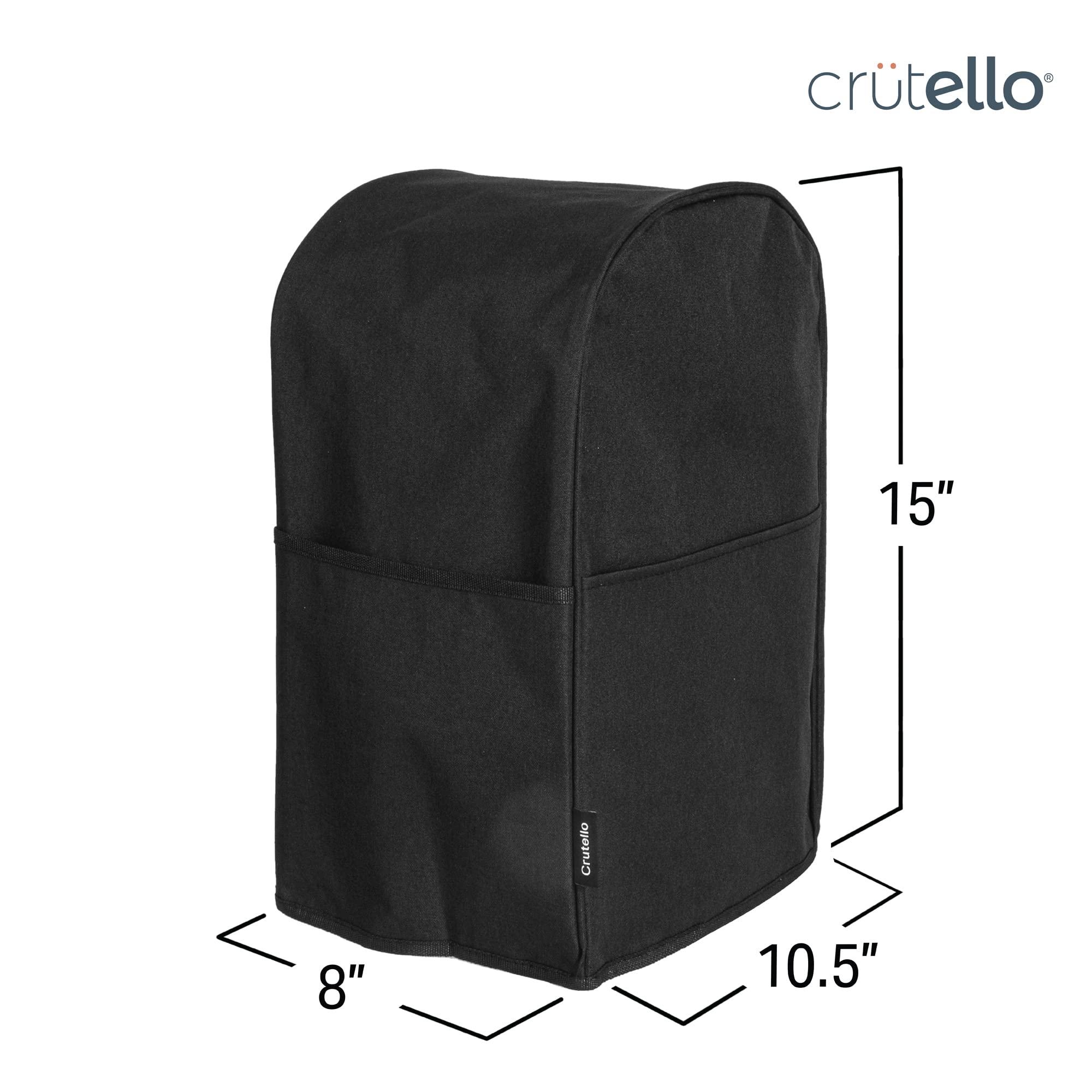 Funda para procesador de alimentos con bolsillos de almacenamiento para procesadores grandes personalizados de 11 a 14 tazas, compatible con Ninja Blender, cubierta grande para procesador de 2