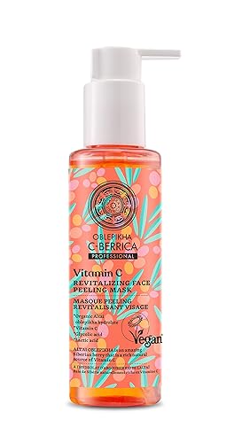 NATURA SIBERICA C Berrica - Mascarilla revitalizante para exfoliar la cara, 4.9 fl oz