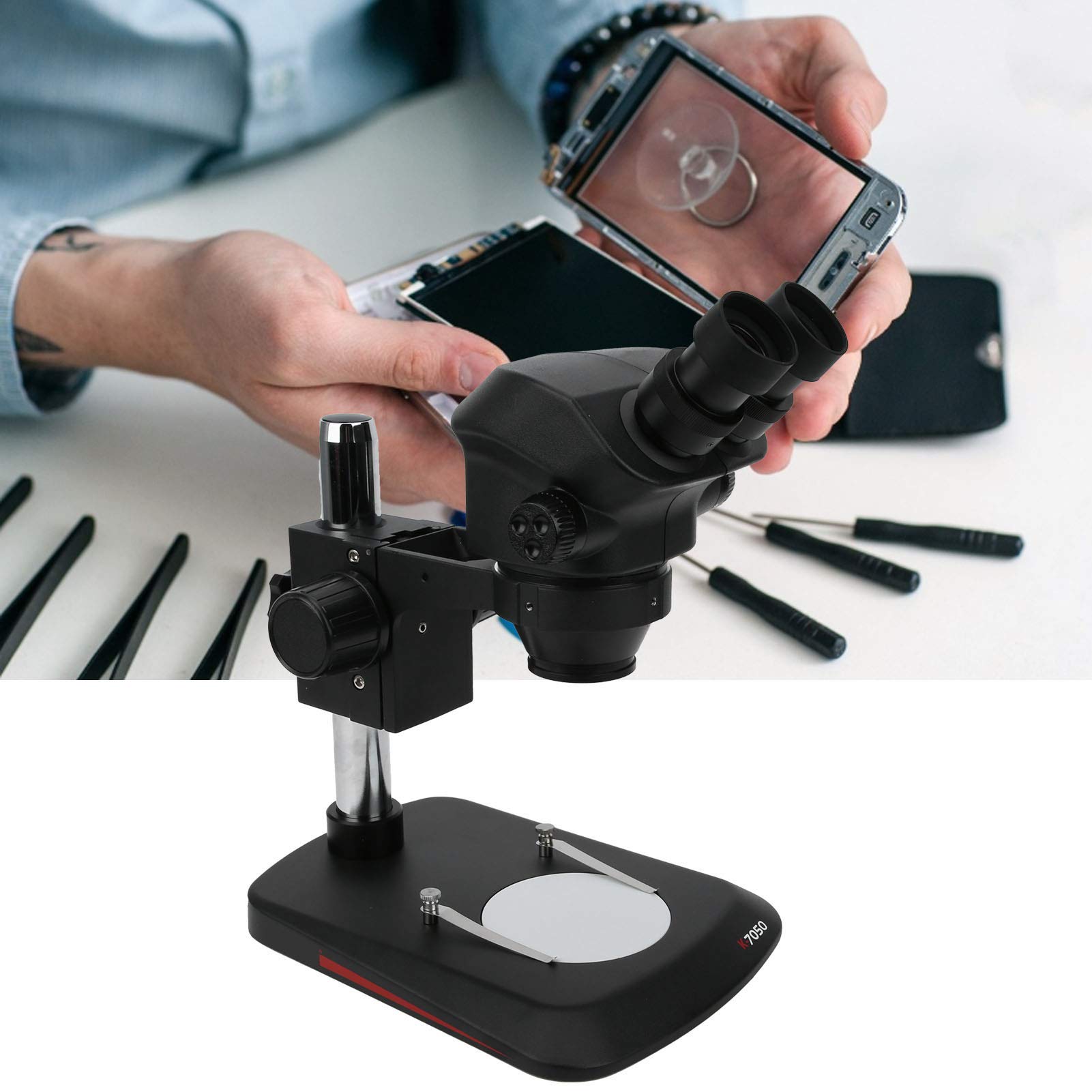Microscopio Estéreo, Microscopio Biológico, Estéreo Binocular, Suministros Industriales de Plástico Profesional, Ocular de 10 Veces, Microscopios USB