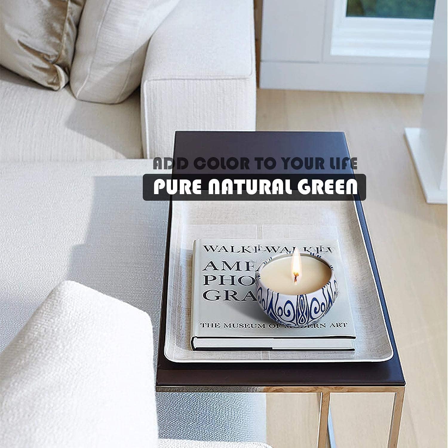 Scented Candles Gift Set Soy Wax Tin Candles, Natural Fragrance Candles for Stress Relief and Aromatherapy Candles - 16 X 2.5 Ounce : Home & Kitchen