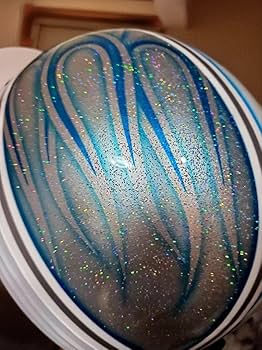 カスタムコルク半　白✘Candyブルーファイヤー　七色ラメ カスタムコルク半 白✘Candyブルーファイヤー 七色ラメ