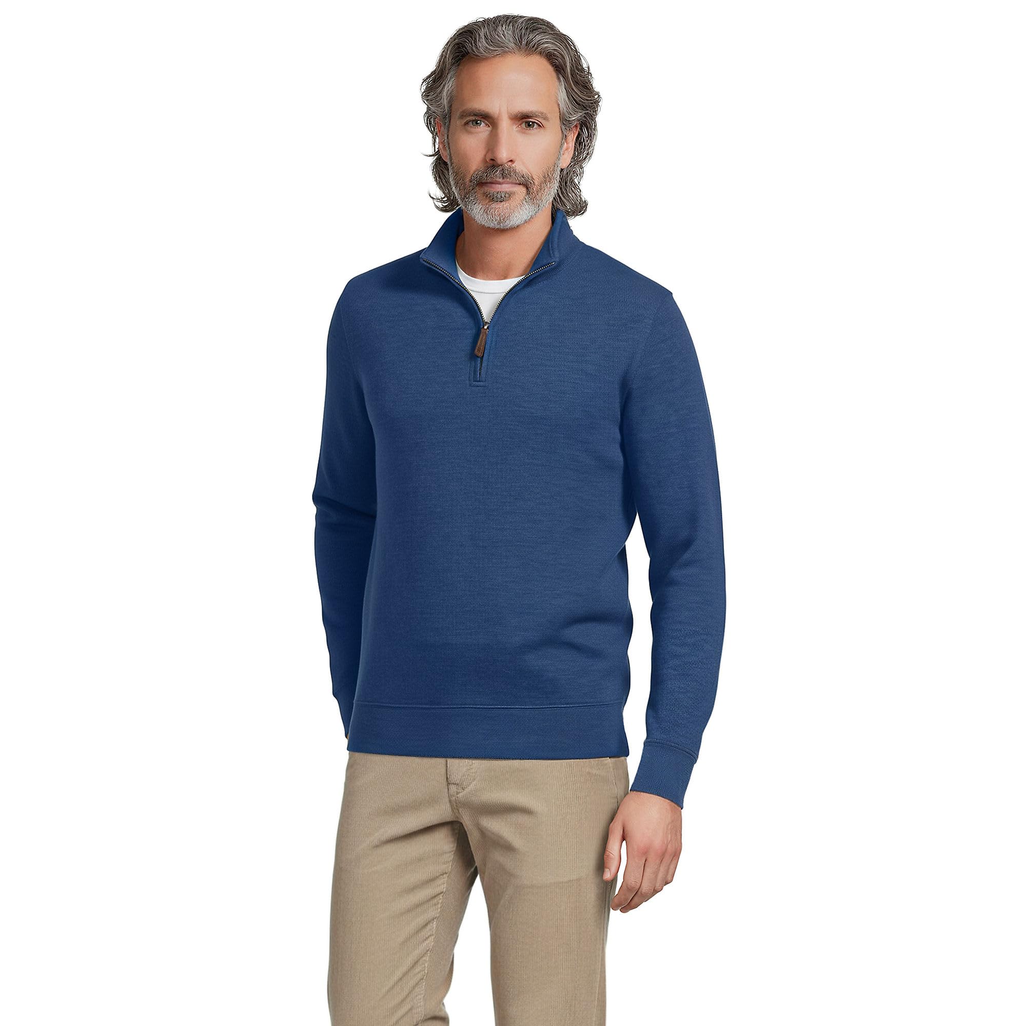 Bedford Rib Quarter Zip Pullover Sweater