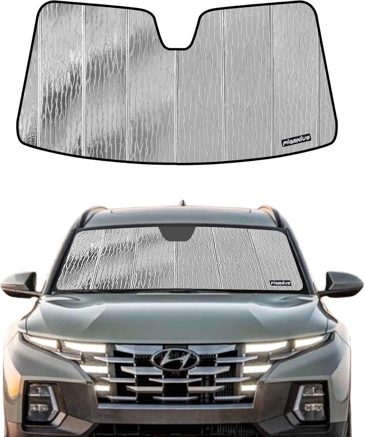 Windshield Sunshade fits Hyundai Santa Cruz/Tucson 2022-2025 | Ultimate Cabin Cool & Defense
