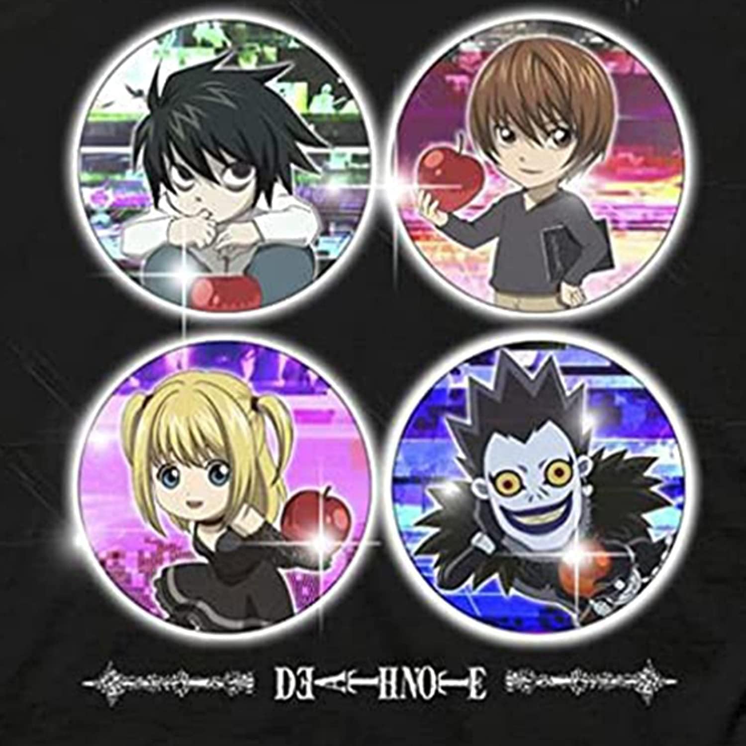 Miniatura 2 de Death Note - Camiseta de anime para hombre, camiseta de moda de Yagami ligera de Death Note para hombre, camiseta de manga Death Note