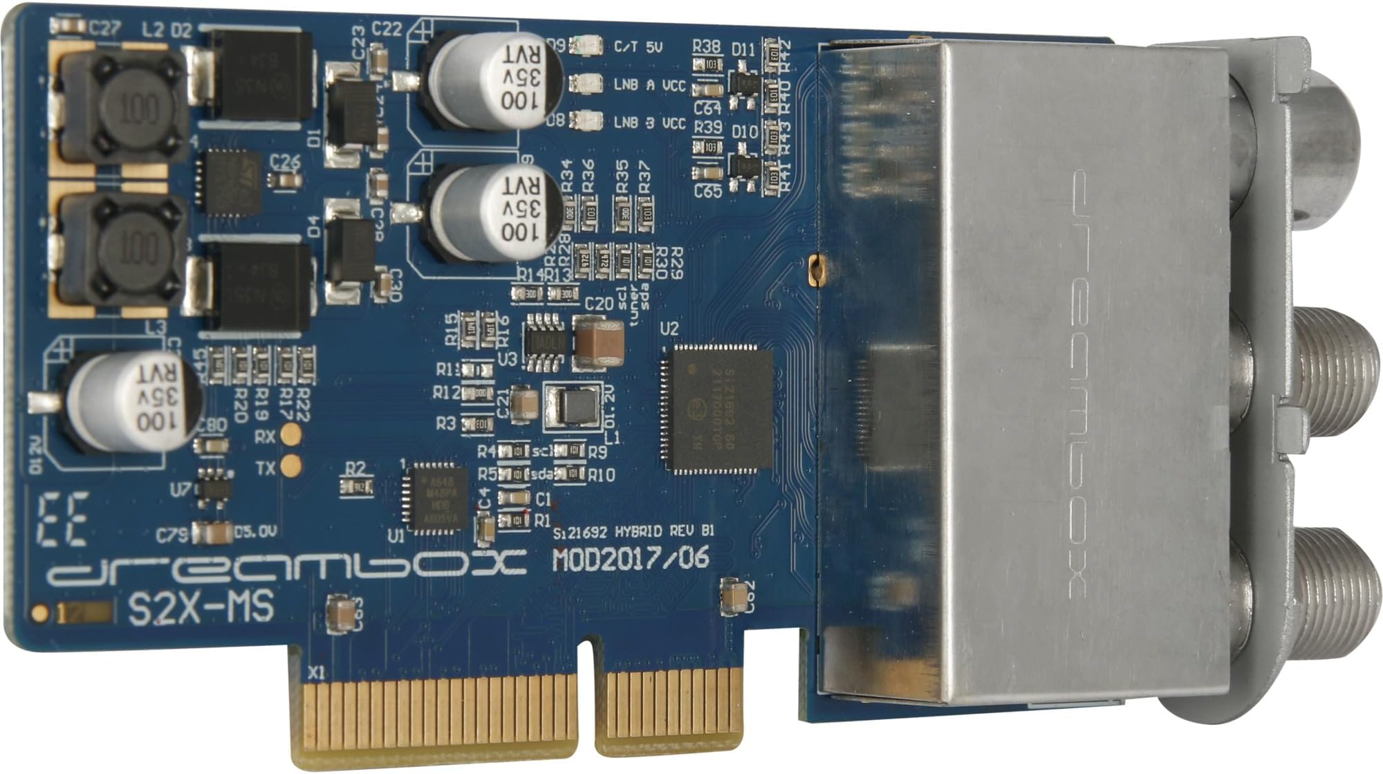 Dreambox Triple 2X DVB-S2 / 1x DVB-C/T2 MultiStream Tuner Silver