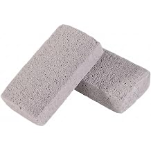 2 Pcs Pet Hair Remover Pumice Stone 3.74x2x1.6 in 10cm Dog Cat Fur Cleaning Tool for Car Interior Bedding Carpet Couch Furniture