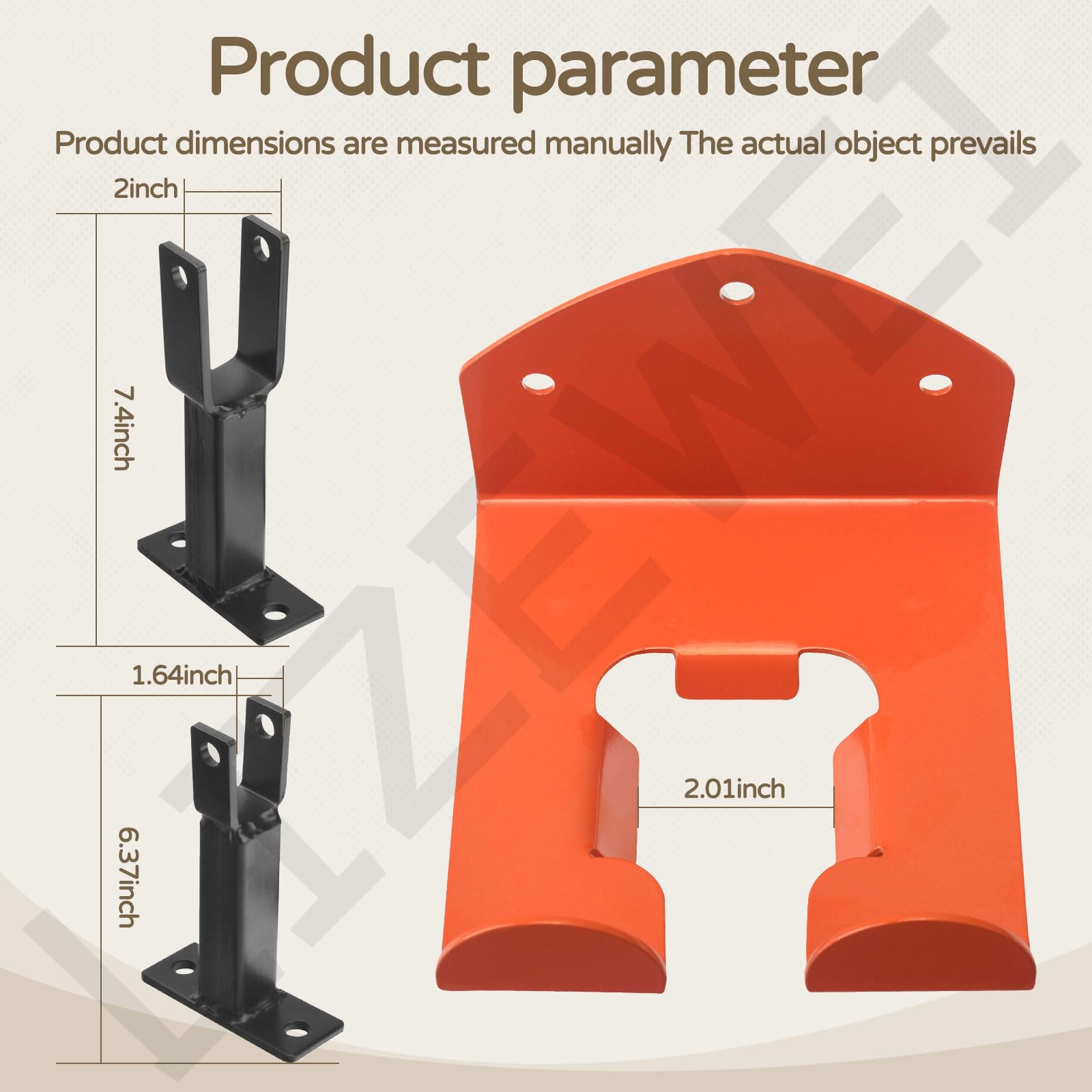 Kit de utilidad para cortacésped, estante resistente para malas hierbas, soporte para línea de recortadora de malas hierbas (ajuste de ancho de 4.5 a 8.6 pulgadas), organizador de herramientas de