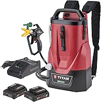 Titan ControlMax 1650 18V Cordless Airless Paint Sprayer - HEA Tech Cuts Overspray 55%, Battery Mobility for Pros & DIYers