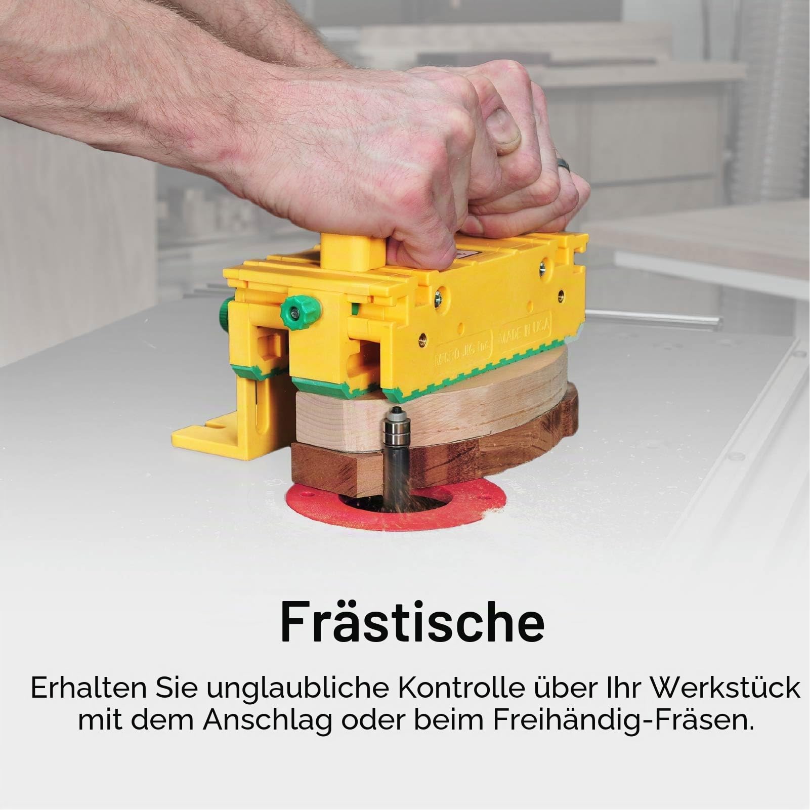 GRR-RIPPER 3D-Schieber für Tischkreissägen, Frästische, Bandsägen und Abrichthobel von MicroJig