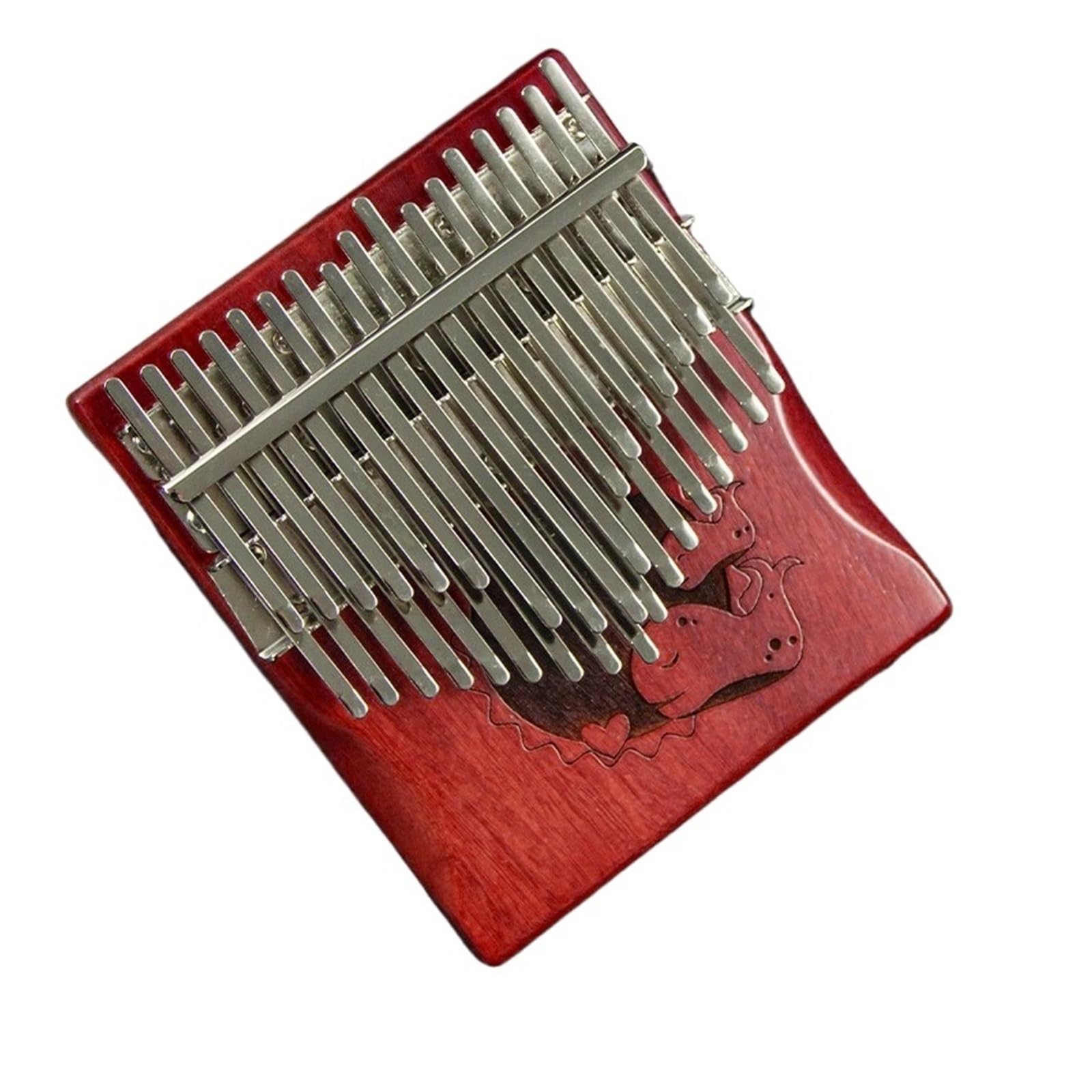 kalimba mini 34-tonowy mahoniowy dwuwarstwowy fortepian kciukowy pięciopalcowy mini instrument muzyczny kalimba