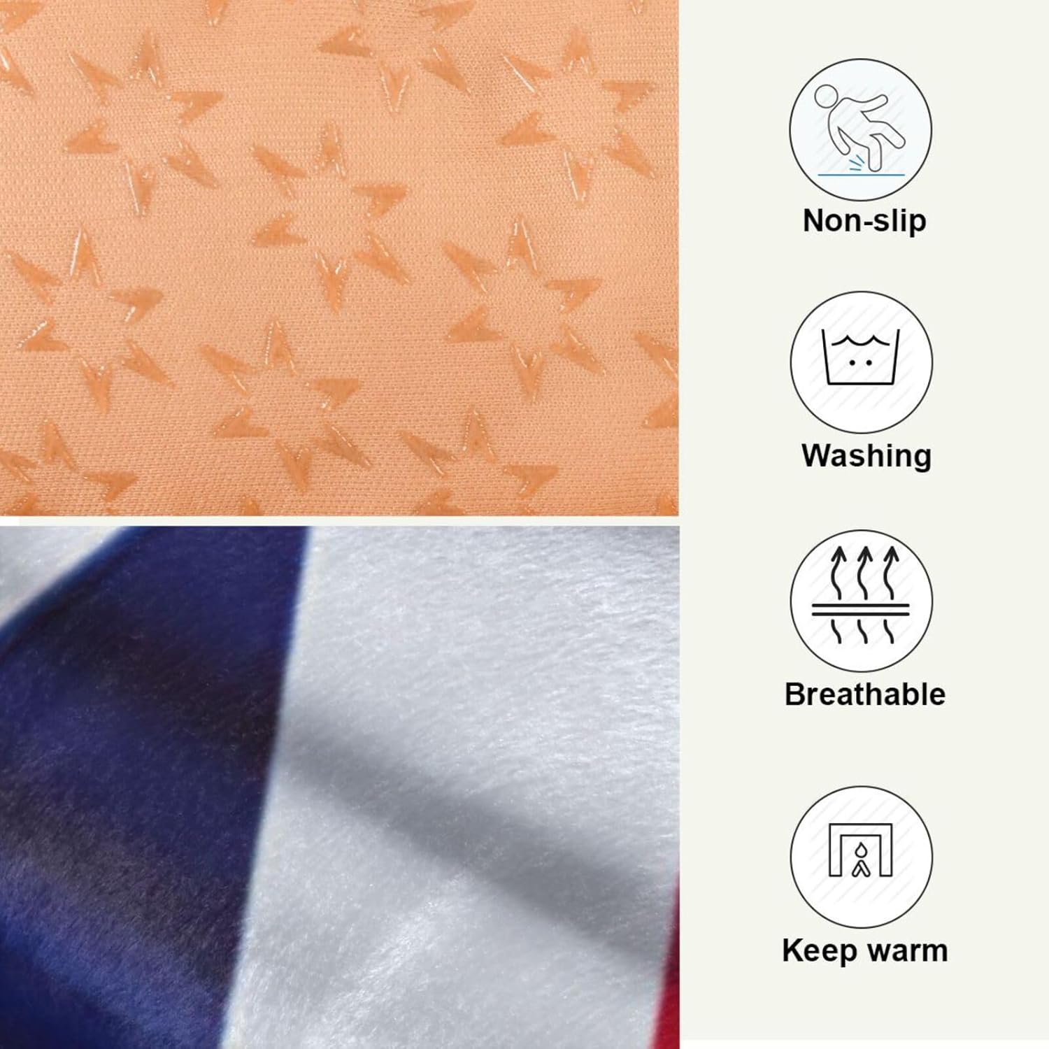 review British Flag Dog Bed Cat Bed, Non-Slip Soft Pet Crate Mattress Washable Kennel Pad for Small Medium Large Dog Cat, 24 x 36 in