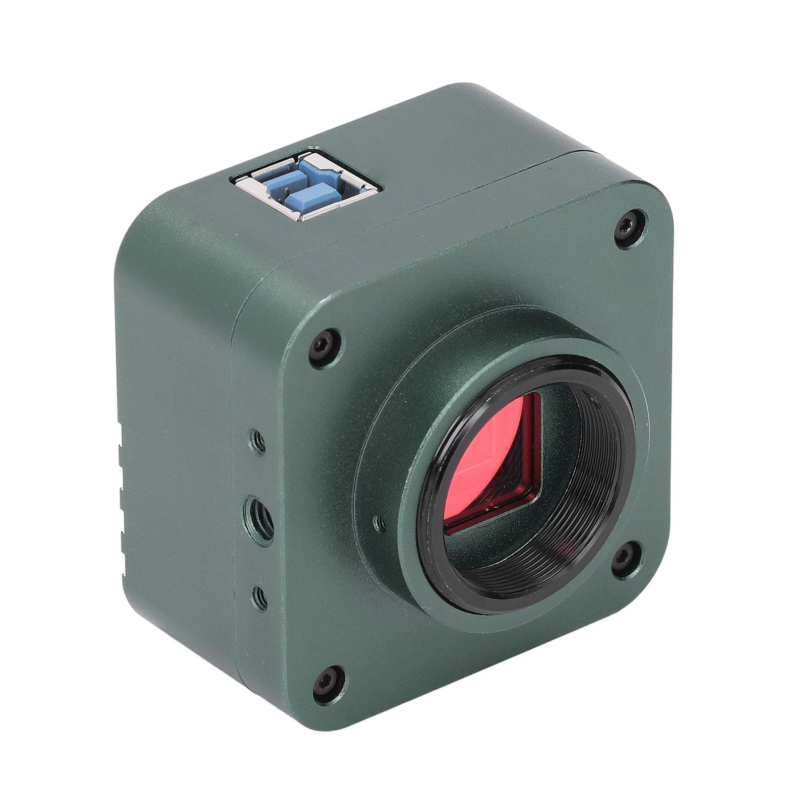 CHICIRIS Kamera z Mikroskopem Elektronicznym 4K Cyfrowy Okular 8 MP dla Studentów i Profesjonalistów z Obiektywem 0,5X i Adapterami 30 Mm