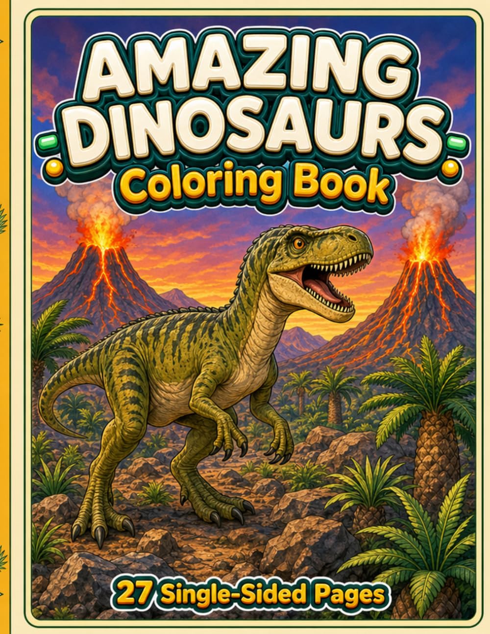 Amazing Dinosaurs Coloring Book