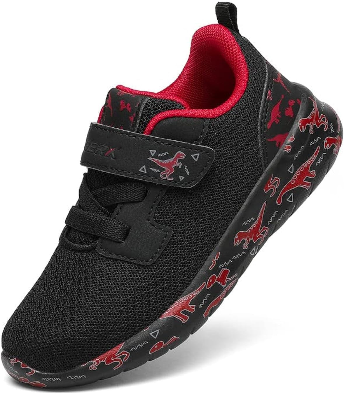 GEERX DIMO Dinosaur Toddler Boys Shoes Non Slip Lightweight Breathable Comfortable Sport Athletic Running Tennis Sneakers