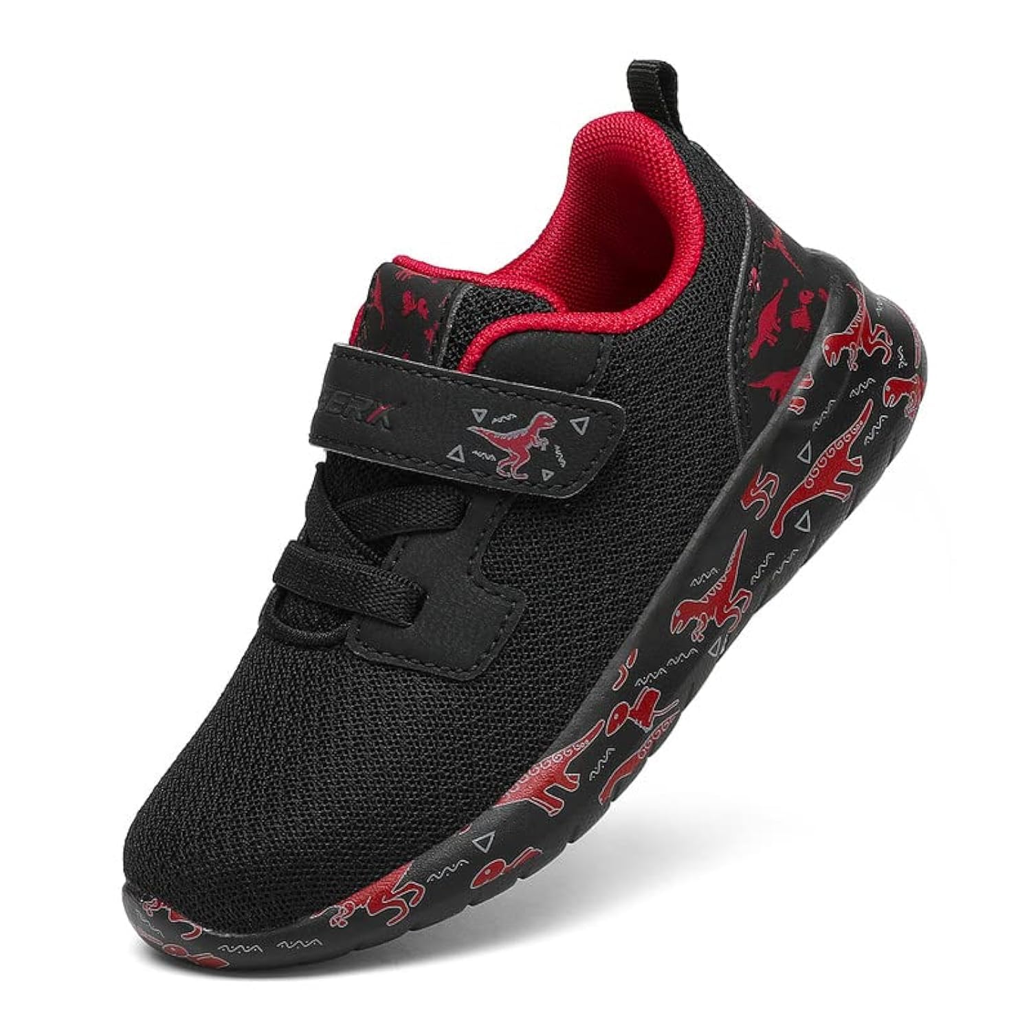 GEERX DIMO Dinosaur Toddler Boys Shoes Non Slip Lightweight Breathable Comfortable Sport Athletic Running Tennis Sneakers