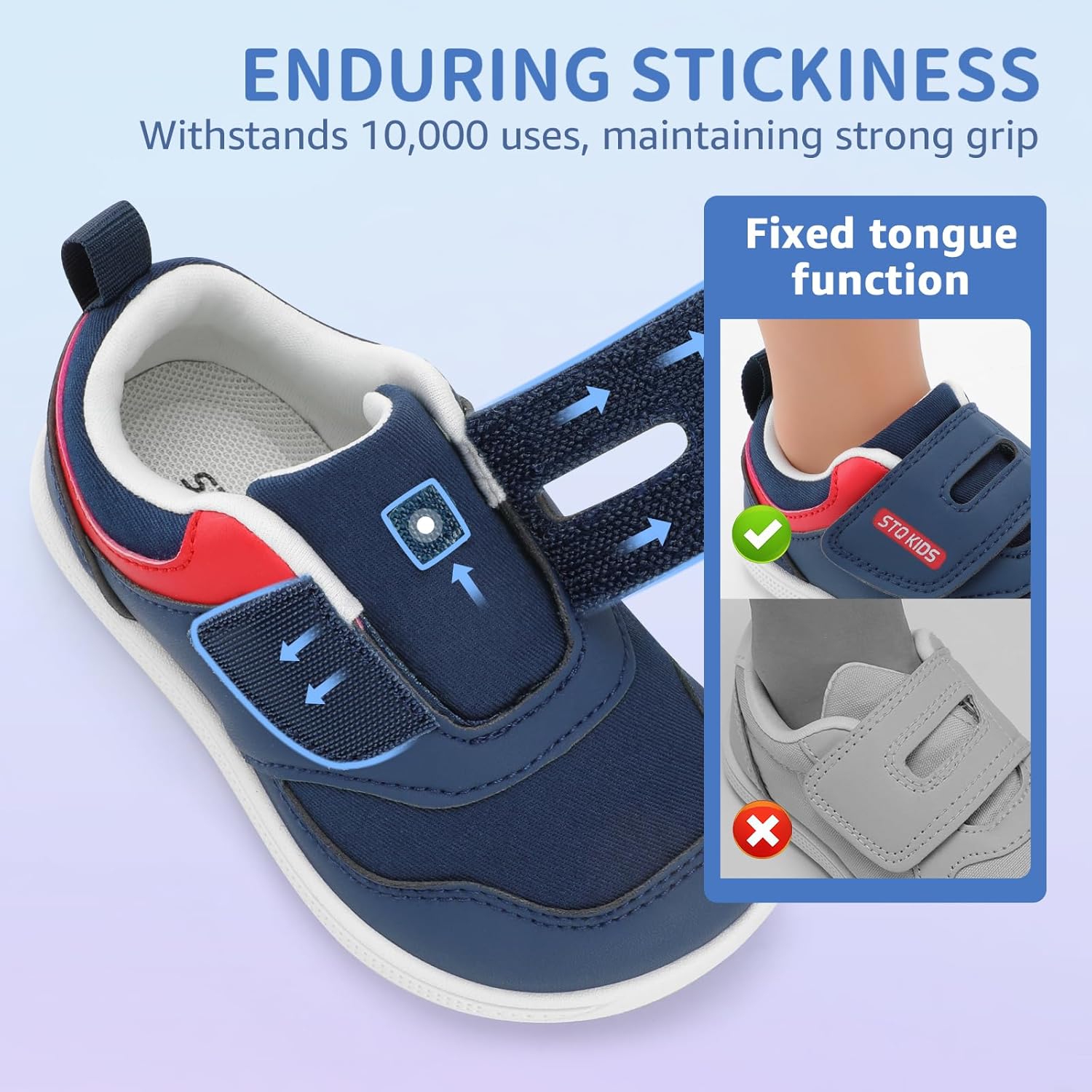 Toddler Wide Toe Box Shoes Barefoot Sneakers Girls Boys Zero Drop First Walking Running Tennis Grounding Shoes - Image 5