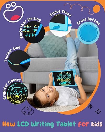Miniatura 2 de Orsen - Colorida tableta de escritura LCD de 8.5 pulgadas para niños, bloc de dibujo para bocetos electrónicos, tablero de garabatos, juguetes
