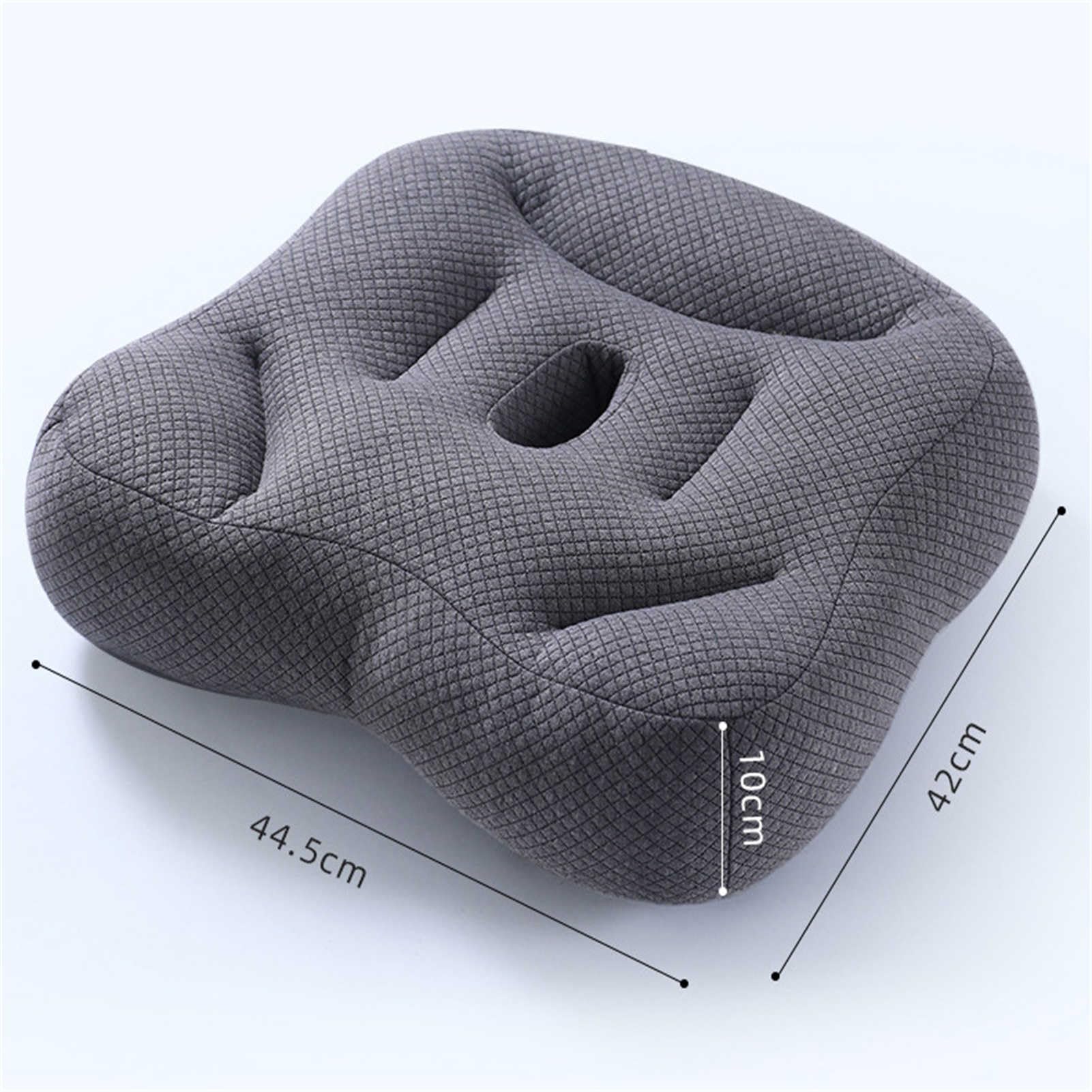 Cojín de asiento de espuma viscoelástica, máxima comodidad y apoyo para aliviar la presión de la espalda baja y el coxis, ideal para oficina, coche y silla de ruedas, calidad premium