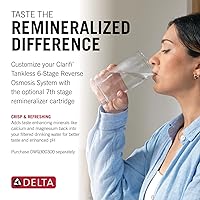 Vista 9 de Delta Faucet Clarifi Under Sink Reverse Osmosis Water Filter System with Matte Black Beverage Dispenser Faucet