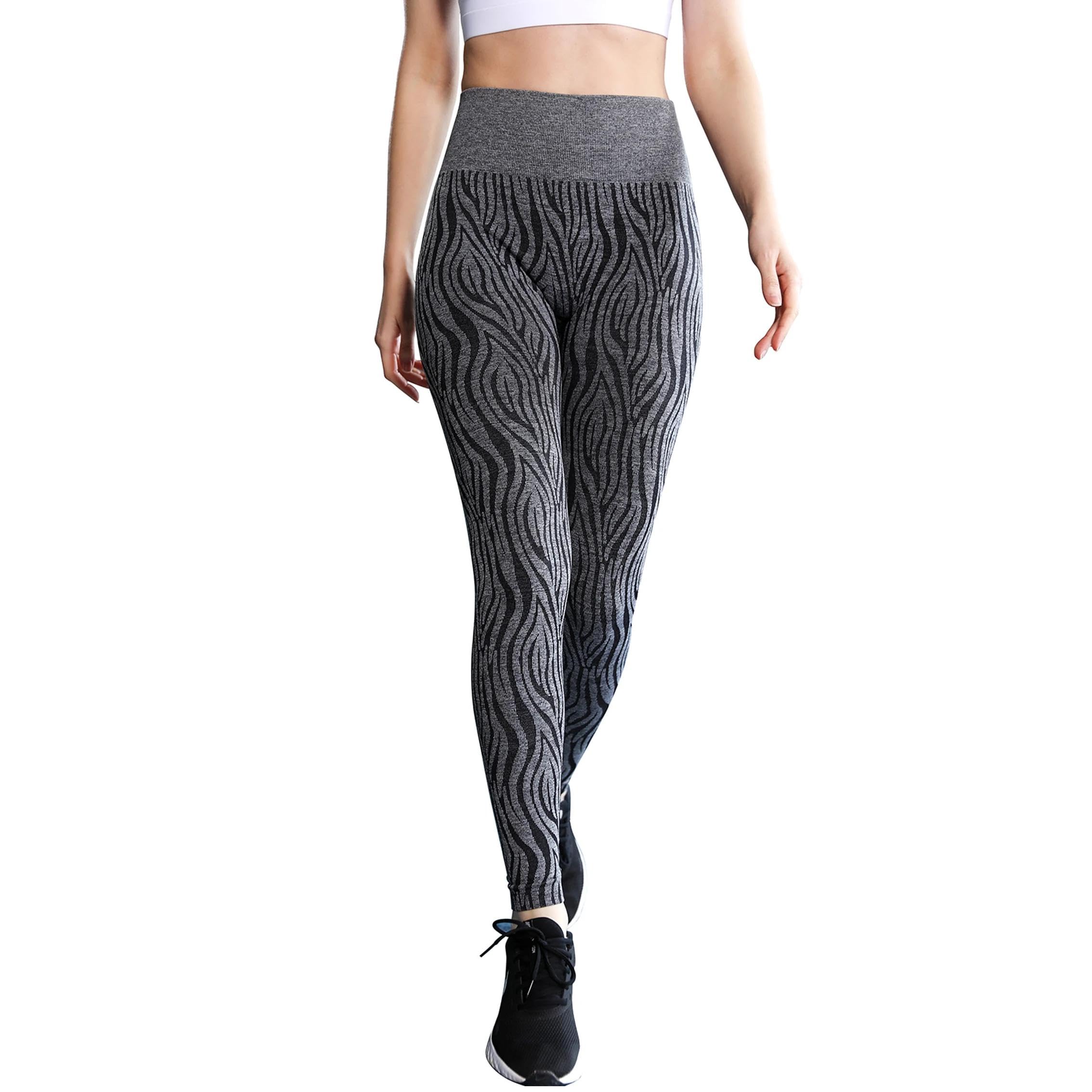 Leggings Damen Hose Muster Nahtlose Leggings Frauen Soft Workout Strumpfhosen Fitness-Outfits Yoga Hosen Gym Wear