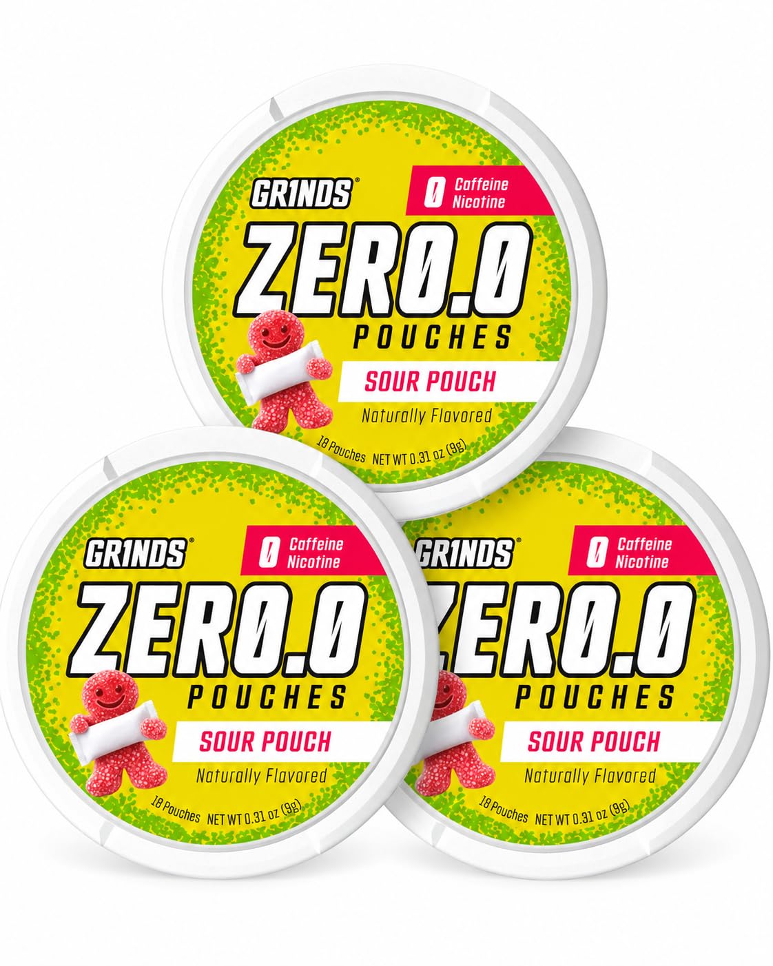 GRINDS Energy Pouches Sampler, Wintergreen, White Peach, Sour Apple, 3 Cans — Amazon image 17