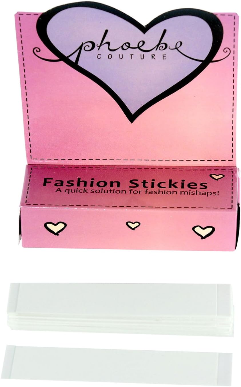 Fashion Stickies By Phoebe Couture - 4 Packs Of 24 Clear Double Stick Strips