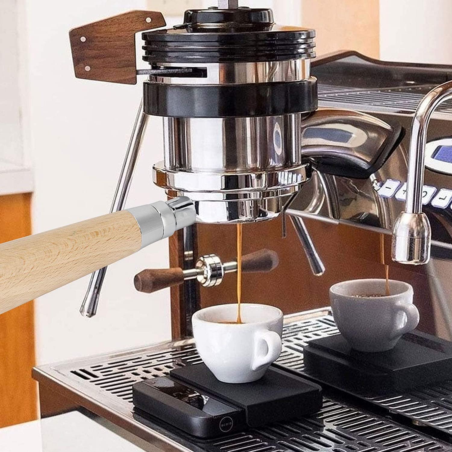 Amazon.co.jp: 51mm Espresso Porta Filter Coffee Bottomless