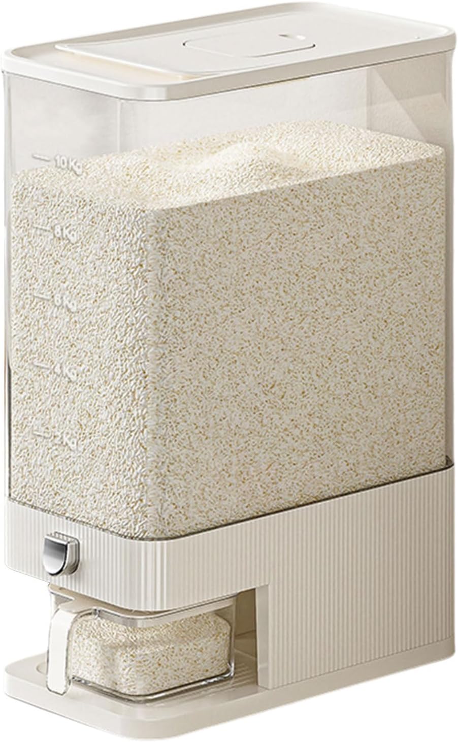 Grains Storage Container Large Capacity Rice Bucket Cereal Holder Sealed Pressed Flour Organiser Box
