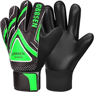 Soccer Goalie Gloves for Kids, Youth&Adult Soccer Goalkeeper Gloves, Strong Grip Goalkeeping Gloves with Finger Protection, Men/Women/Boys/Girls