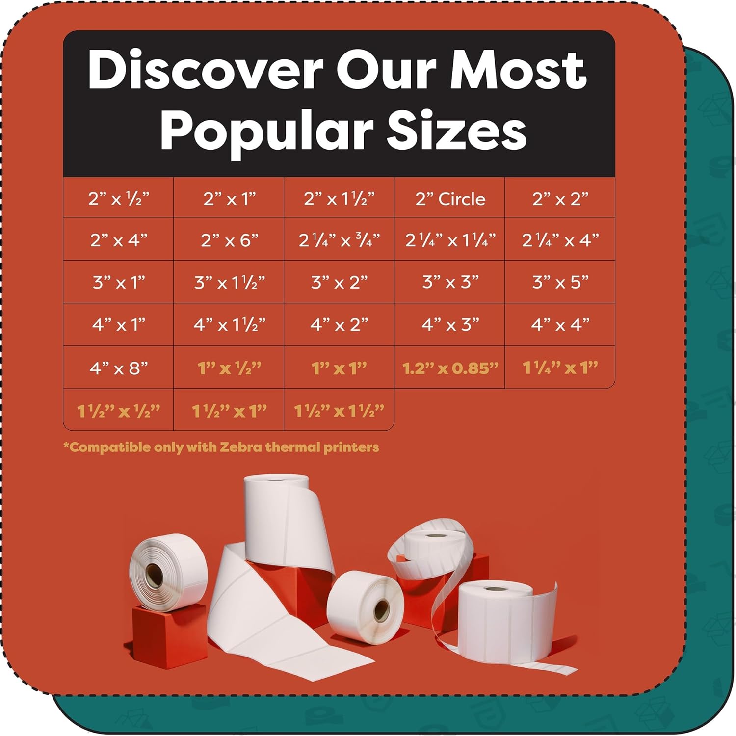 Aegis Adhesives - 3" X 6" Direct Thermal Labels (2500 Count, 10 Rolls) - Large Postage Shipping Labels, Warehouse and Inventory Identification - 1" Core Compatible with Zebra and Rollo Printers