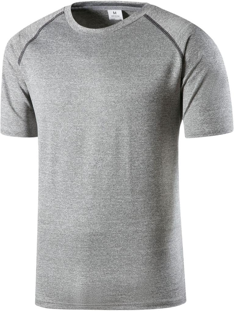 Men's Activewear T-Shirt Sport Tee Shirt Athletic Running Gym Workout Tshirt Golf Tennis Tops Quick Dry LSL449