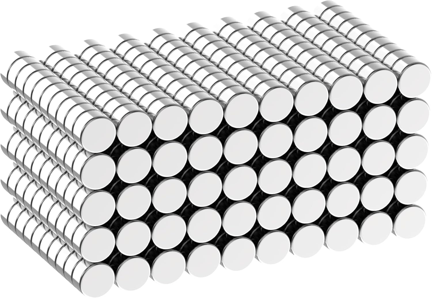 Tiny Strong Neodymium Disc Magnets - N42, 1/8" D x 1/16" H - 500 Pack, Powerful Mini Rare Earth Magnets for Fridge, DIY, Building, Scientific, Craft, Office, 0.125" x 0.0625" Small Magnet