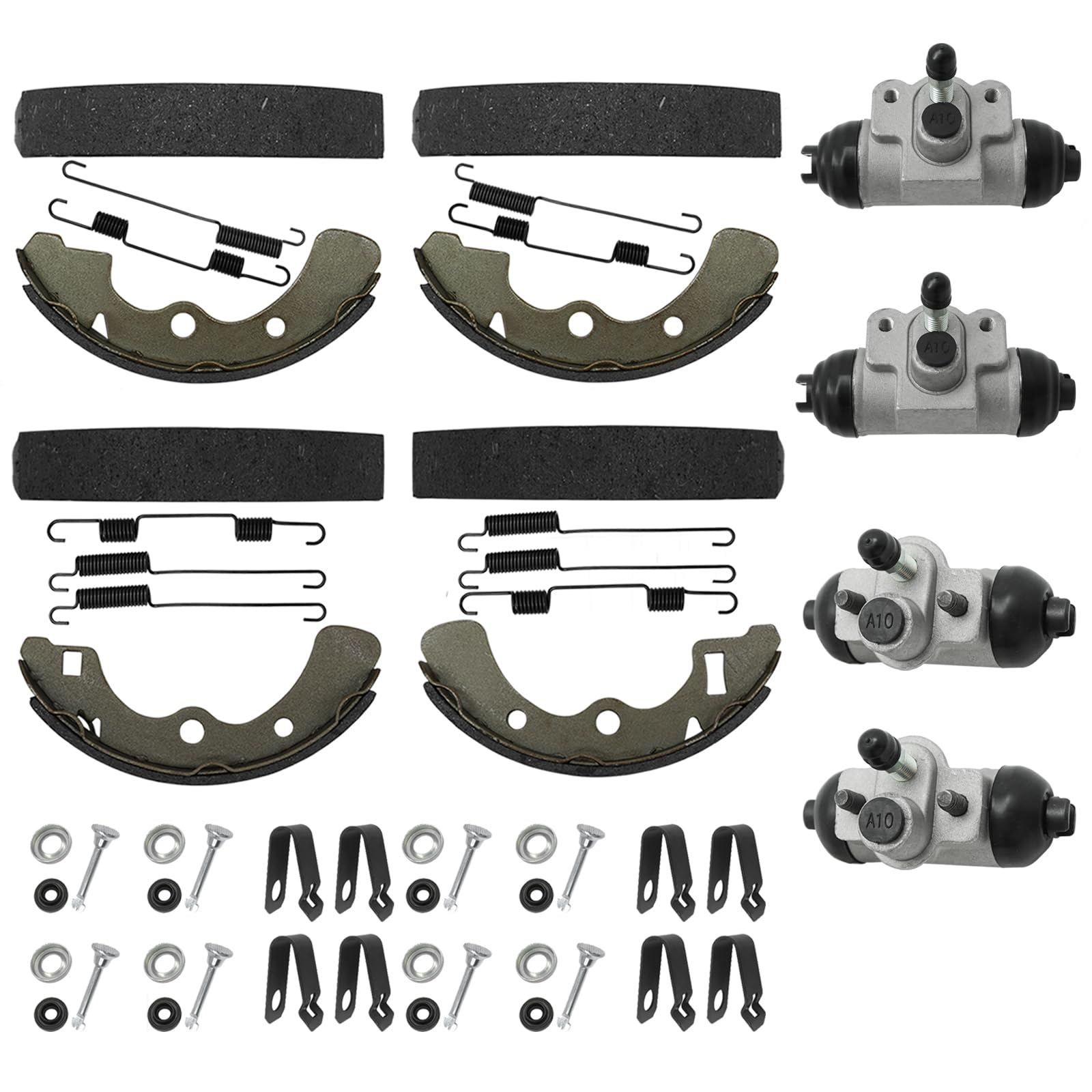 Amazon.com: M MATI Wheel Cylinder Brake Shoe Front Rear All for