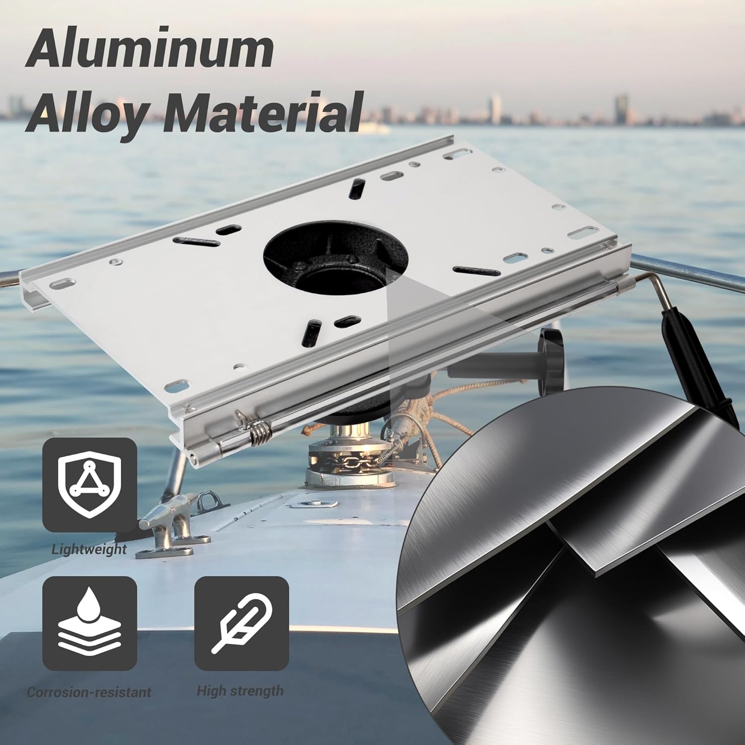 Aluminum Fore & AFT Boat Seat Slider