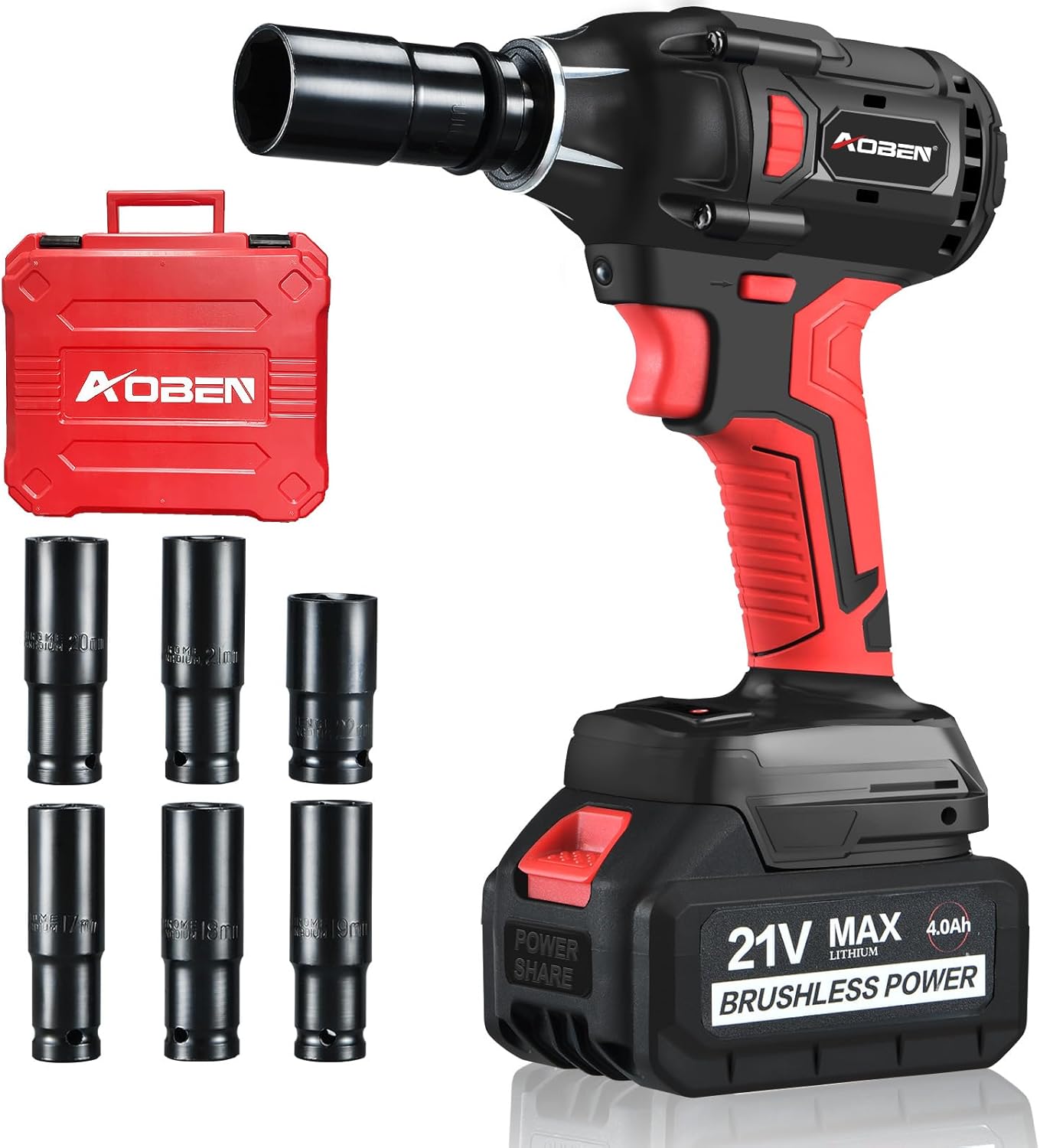 AOBEN 21V Cordless Impact Wrench