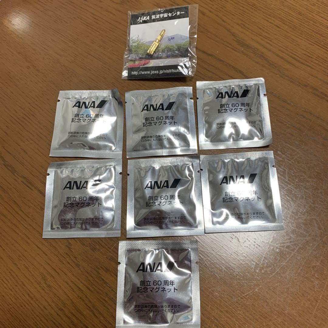 Amazon.co.jp: ANA 60周年記念 マグネット JAXA ピンバッチ