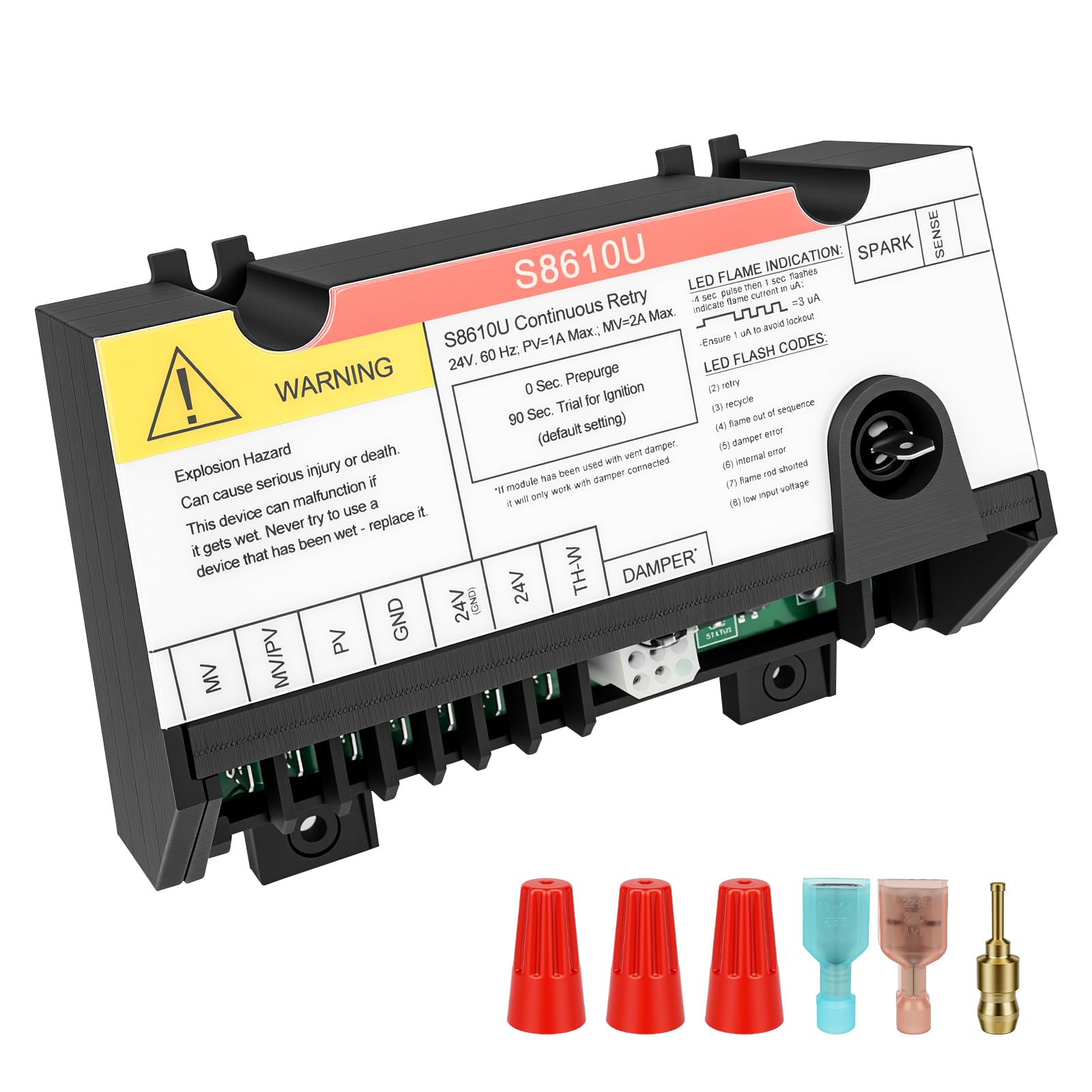 Module d'allumage intermittent S8610U de rechange S8610U3009 S8610U1003 pour gaz