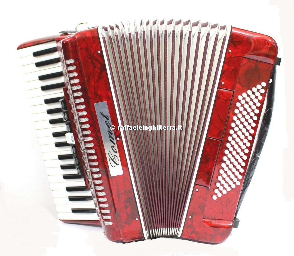 Comet fisarmonica 96 bassi 202050 Red