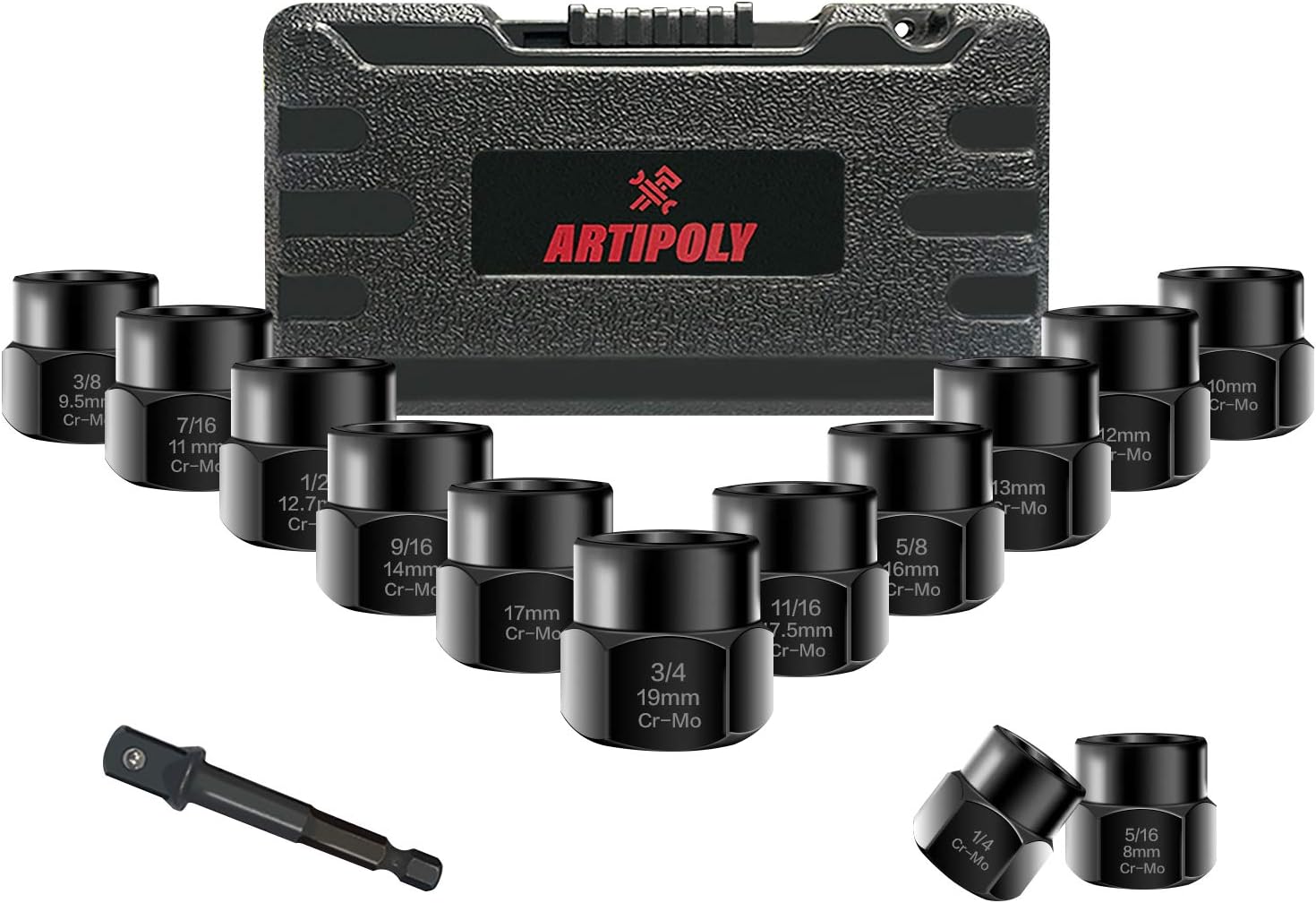 Hand Tools Bolt Remover Tool by KAKO 13 Pcs Impact Bolt Nut Removal