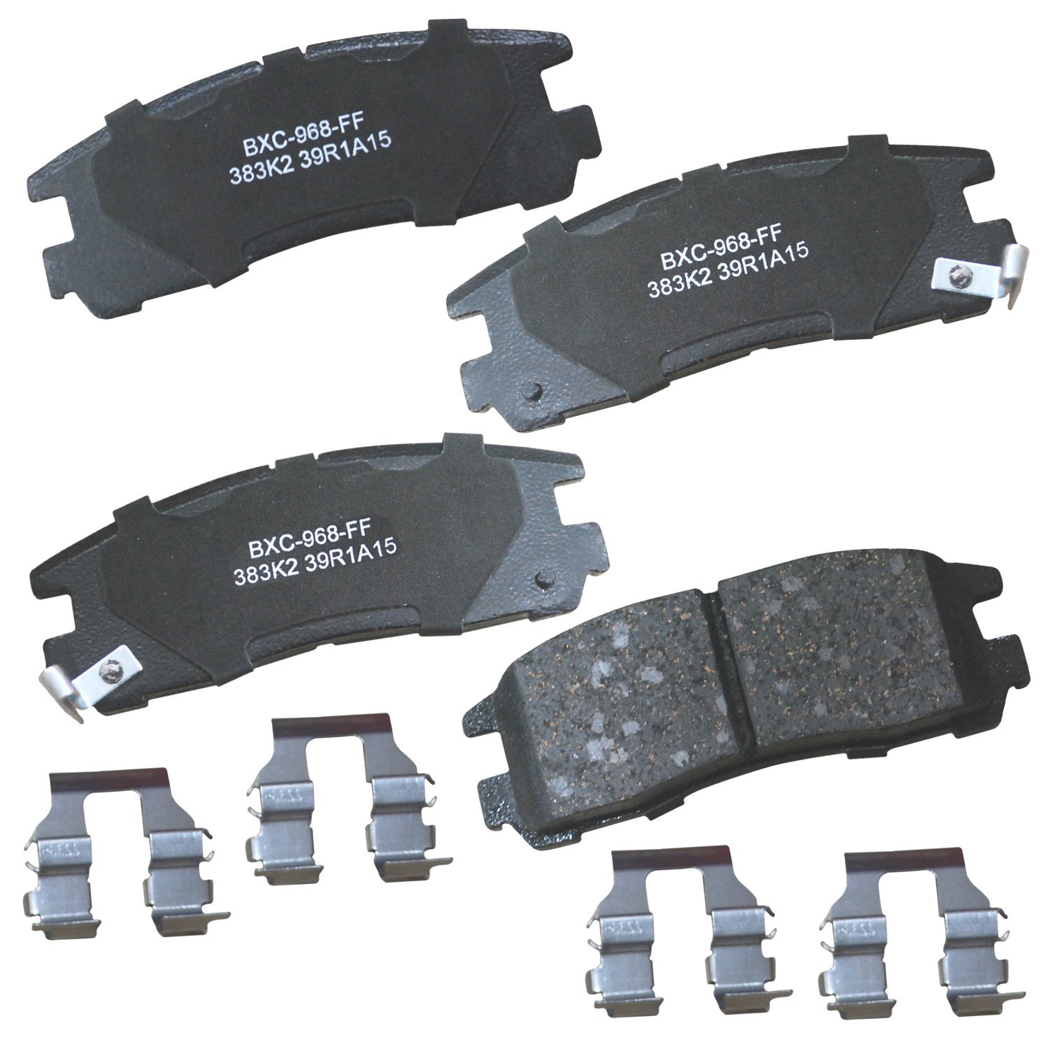 Bendix Premium SBC383K2 Ceramic Rear Brake Pads for Select Models Chrysler Sebring,Dodge,Stealth,Stratus,Eagle Summit,Talon,Vista,Mitsubishi,Diamante,Eclipse,Expo,LRV,Galant,Sigma,Plymouth